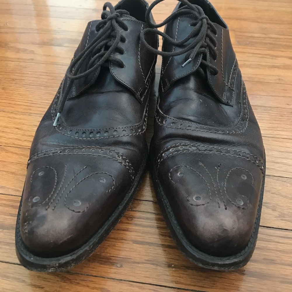 Dolce & Gabbana Men's Brogue Oxfords Brown Leather