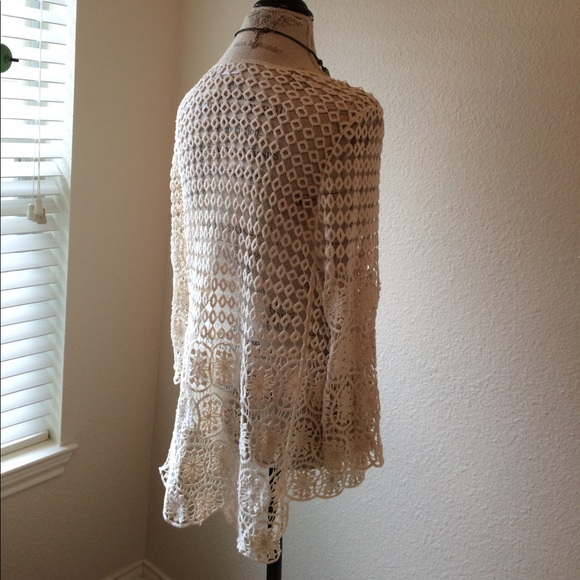 Beautiful Cream Color Embroidered Top. - Picture 2 of 5