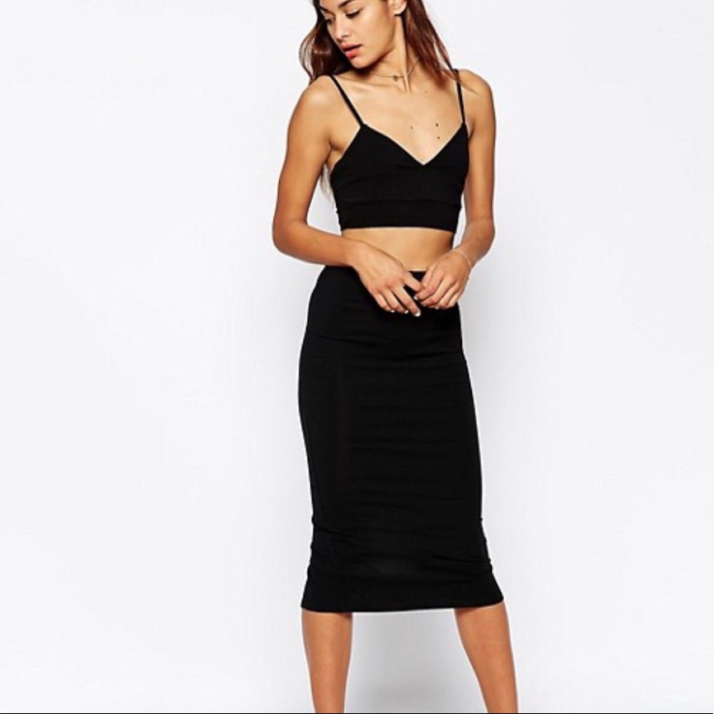 ASOS jersey knit pencil skirt