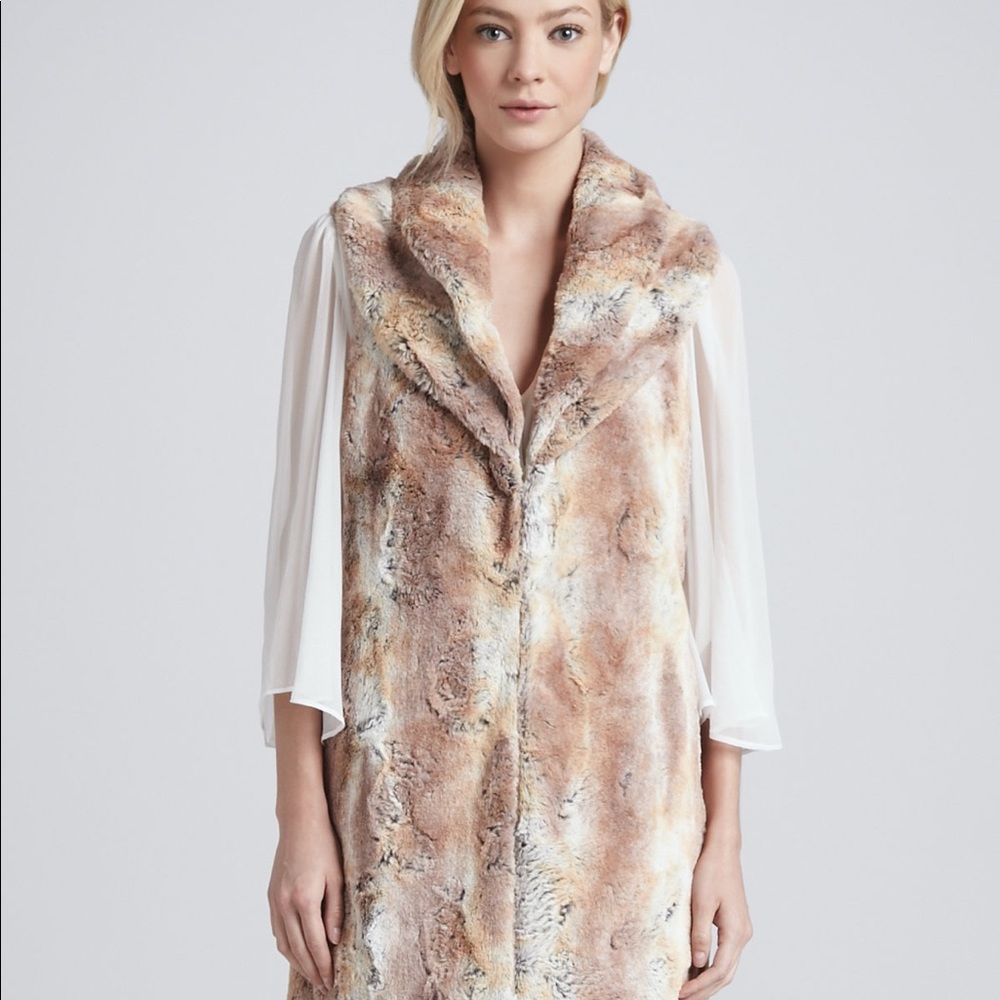 Alice + Olivia faux fur vest