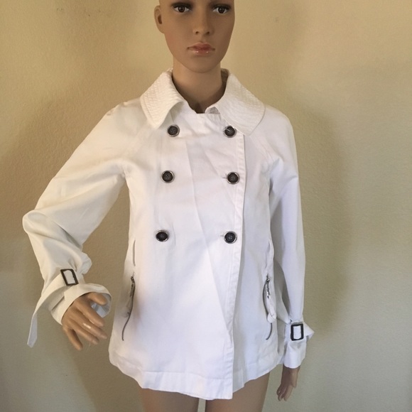 VinTaGe MiLLard FiLlMorE MiLitArY StylE WhiTe JaCKet - Picture 2 of 8