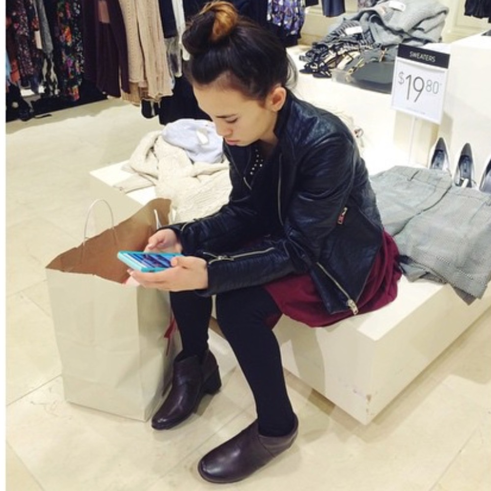 Leather  Bomber Jacket