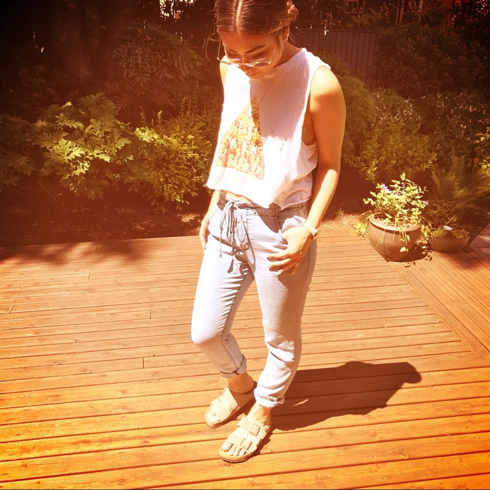 Rich & Skinny Cropped Drawstring Pants