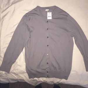 J Crew Factory 3/4 Sleeve Cardigan New with Tags
