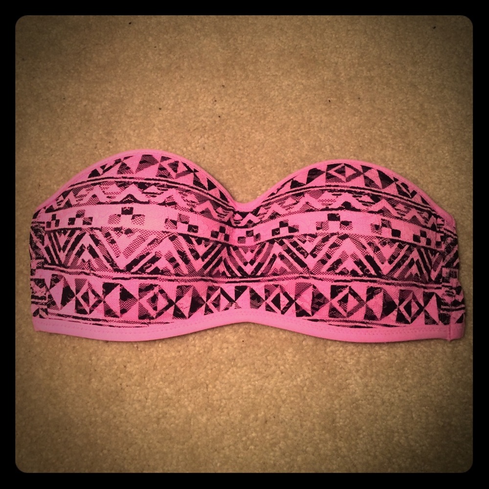 PINK Lace Bandeau
