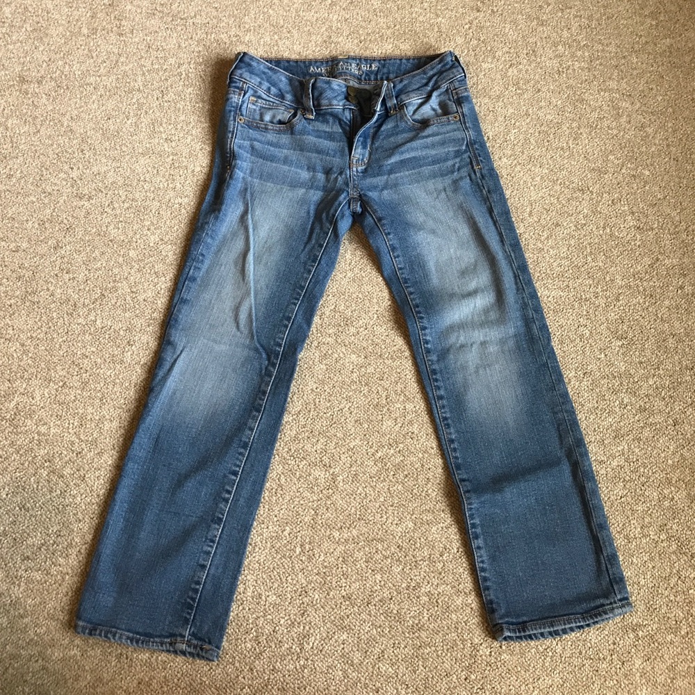 American Eagle Jean Crops