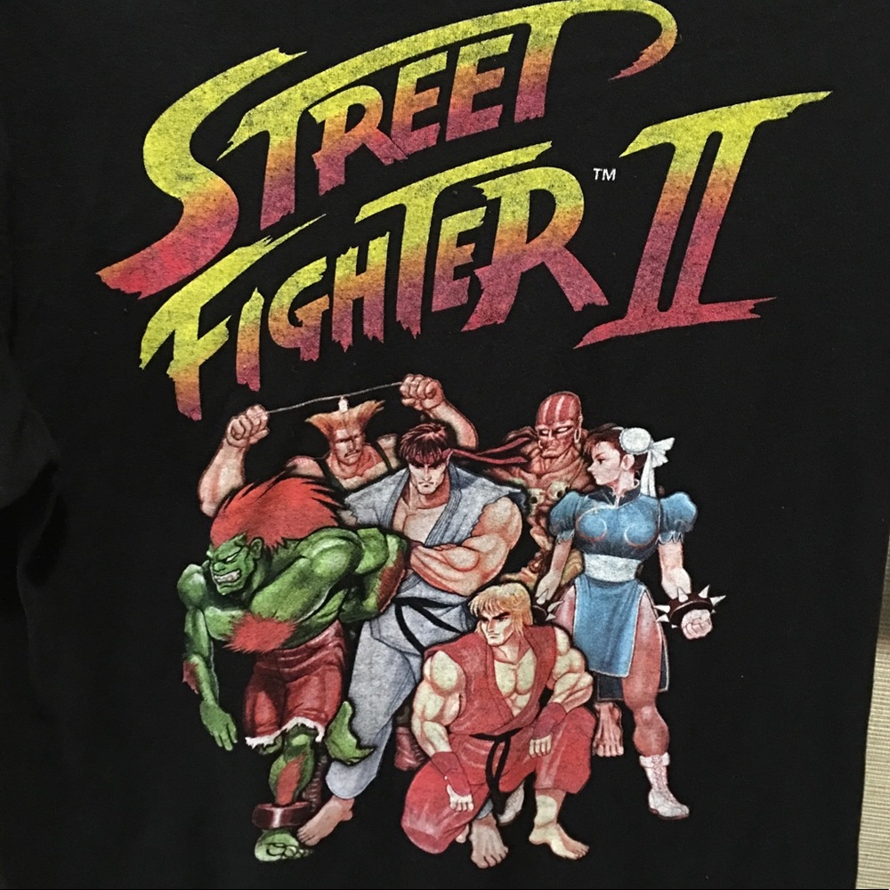 Street Fighter 2 Graphic Tee M