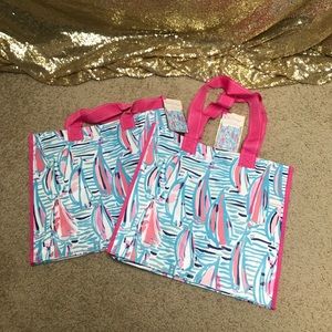 2 Lilly Pulitzer Market Bags // Red Right Return