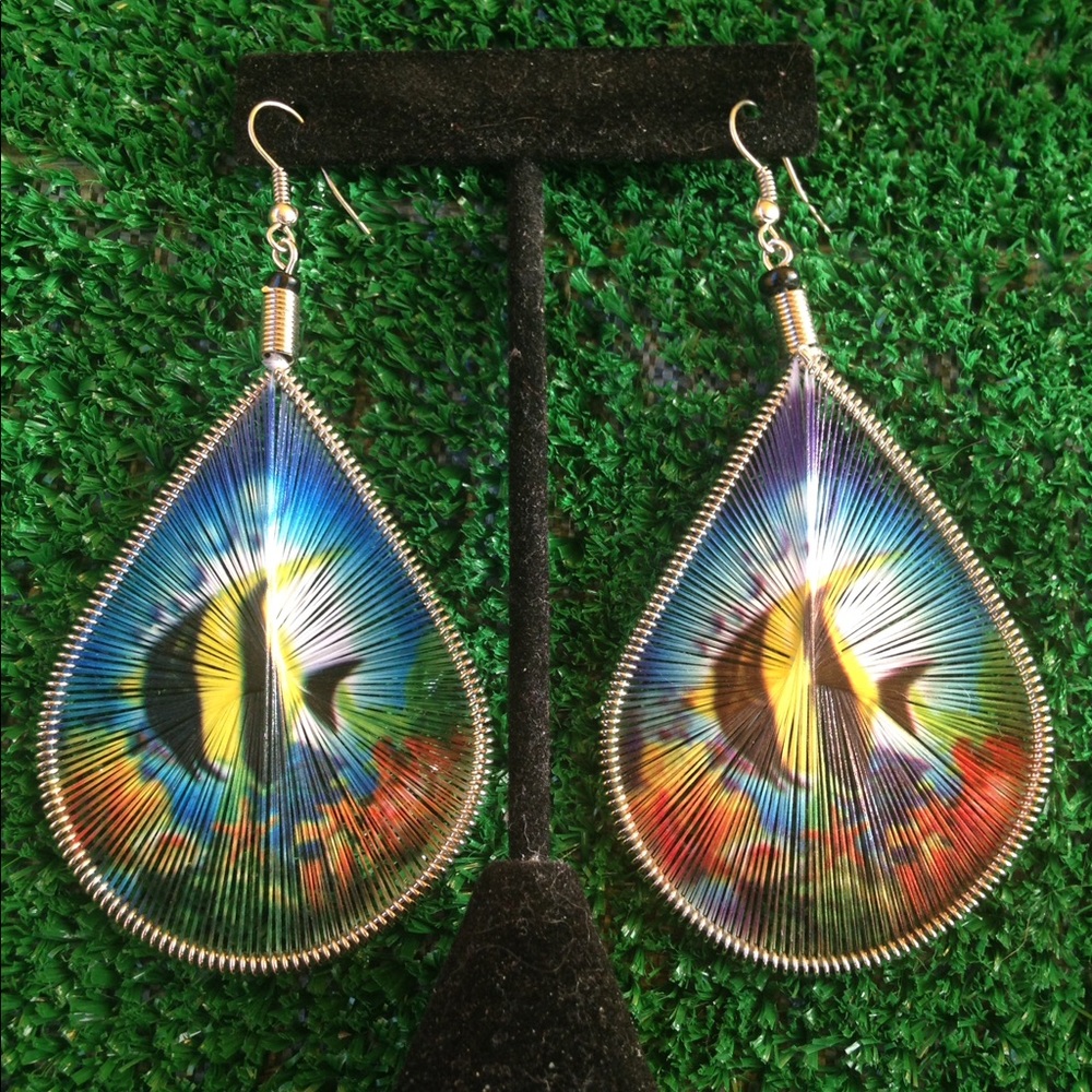 Angelfish Teardrop Earrings
