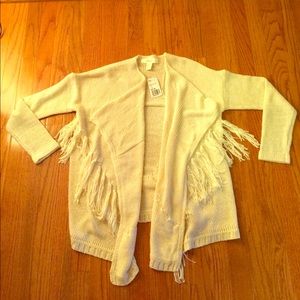 Forever 21 Fringe Cardigan