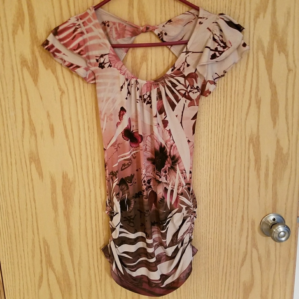 Body Central Openback Blouse