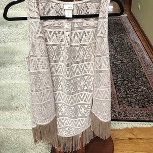 Fringe shawl
