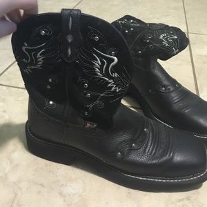 Black Justin Gypsy Cowboy/Girl Boots