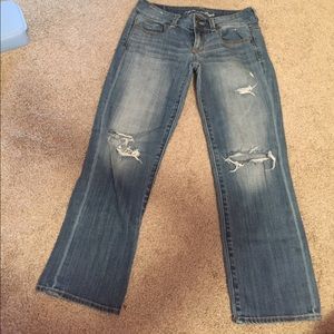 American Eagle ankle length jeans.