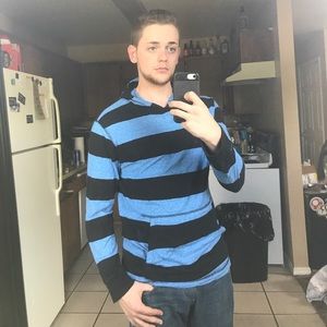 Point zero men's long sleeve hooded shirt