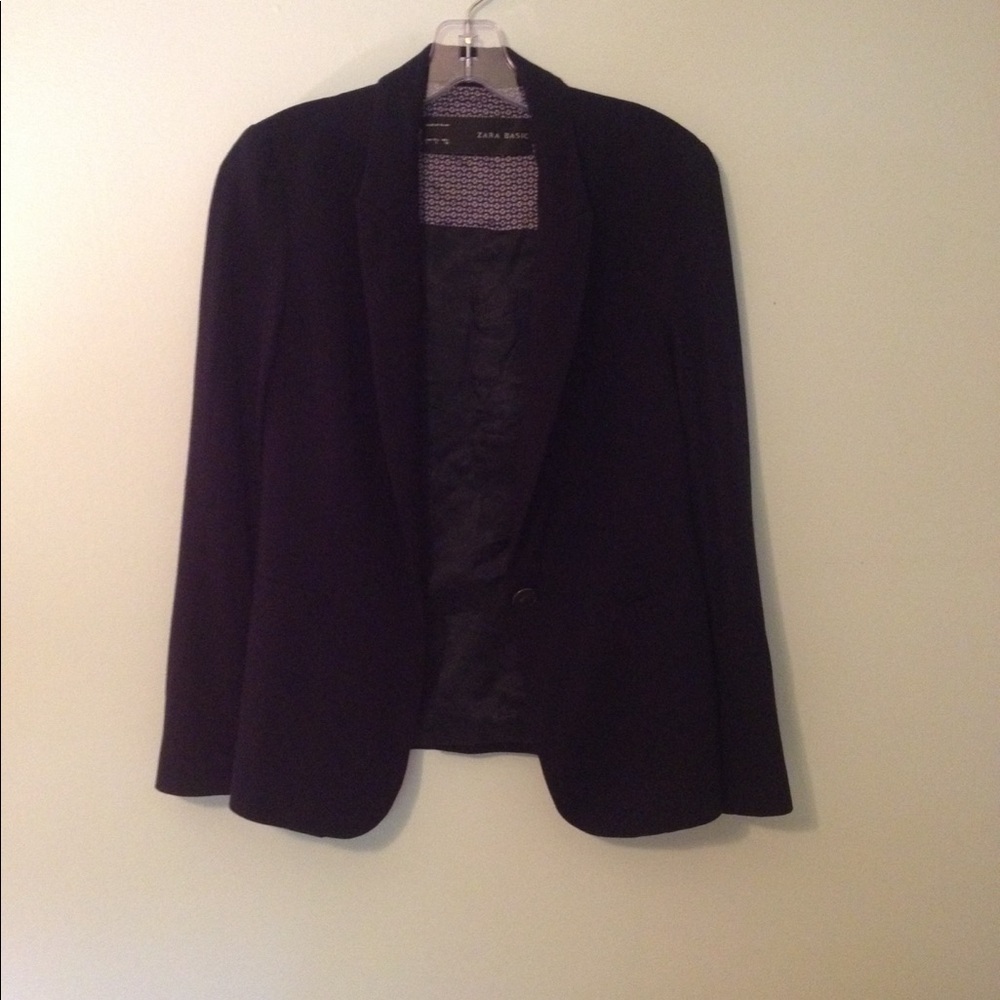 Zara navy blue blazer