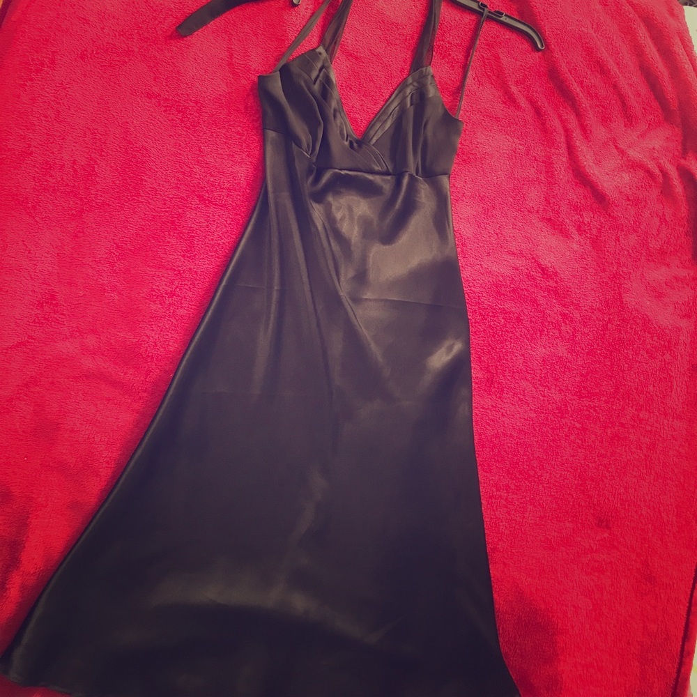 Silk black dress