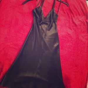 Silk black dress