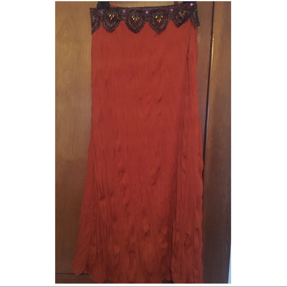 Long flowy skirt