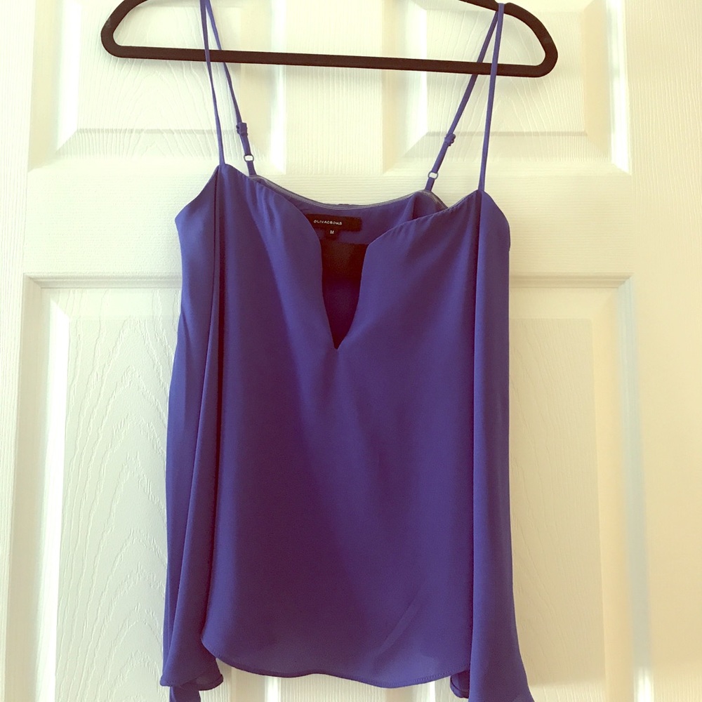 Royal blue strappy tank