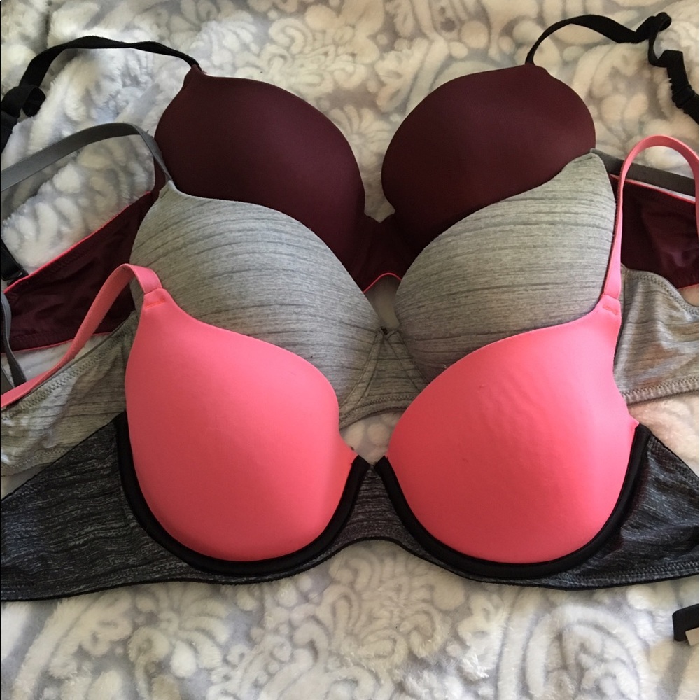 PINK lightly lined Bras