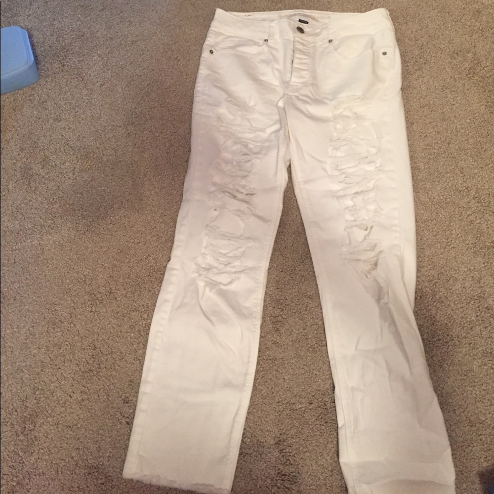 american eagle cropped jeans