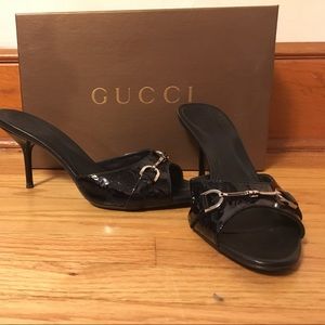 Black Gucci Slides
