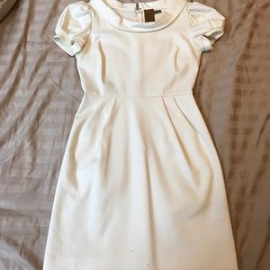 Ali Ro cream scoop neck dress