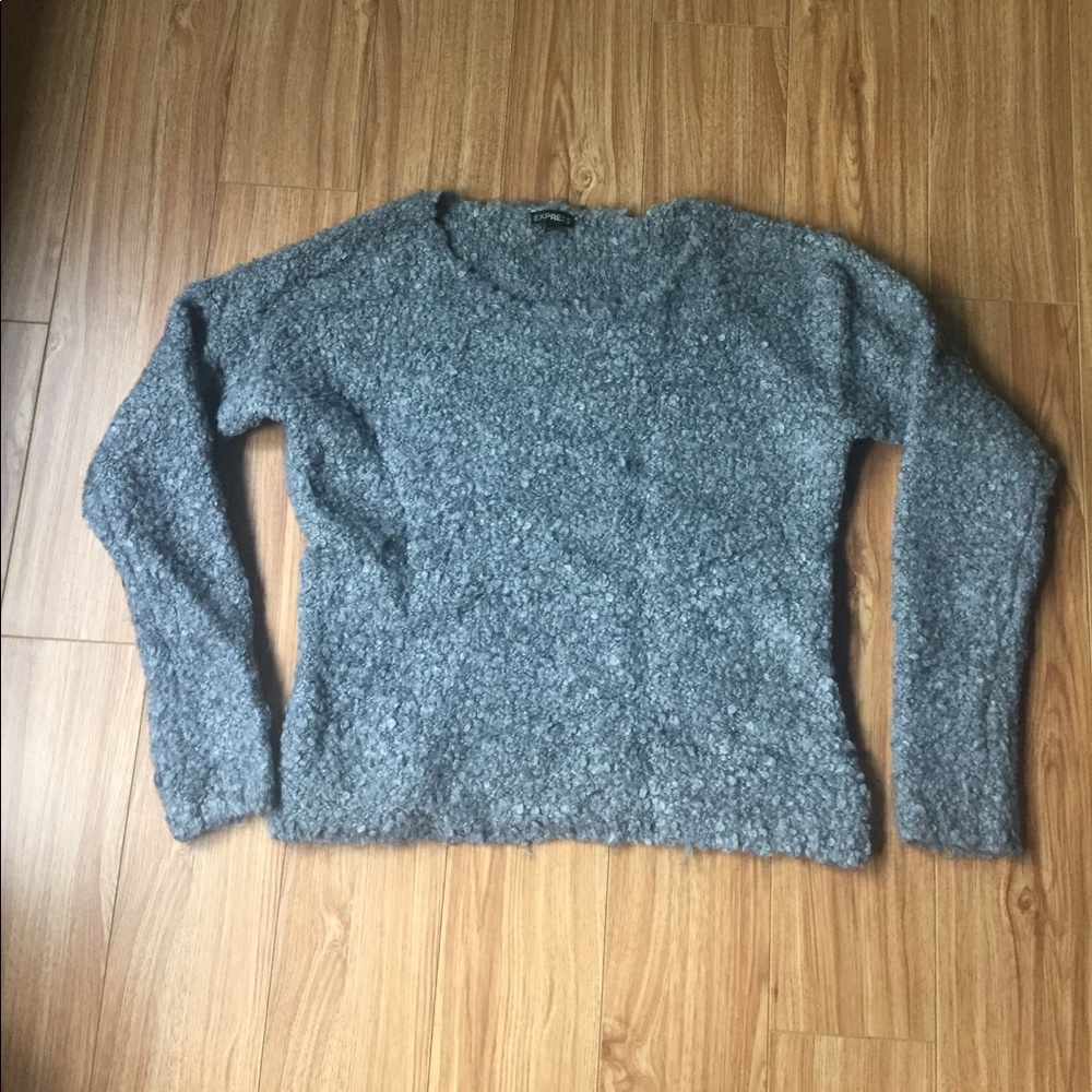 Express Boucle sweater sz small