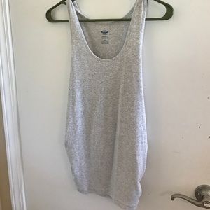 Grey maternity tank