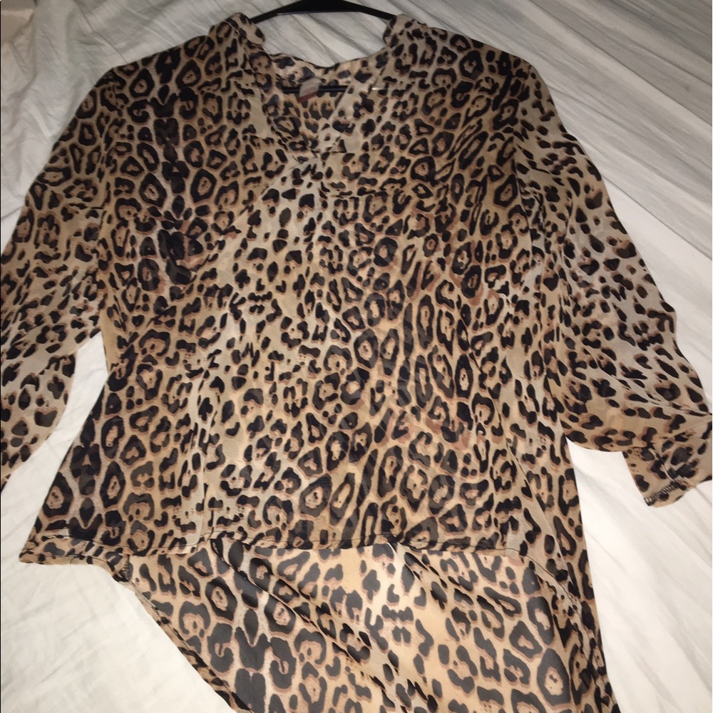 Leopard blouse