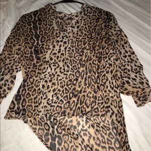 Leopard blouse