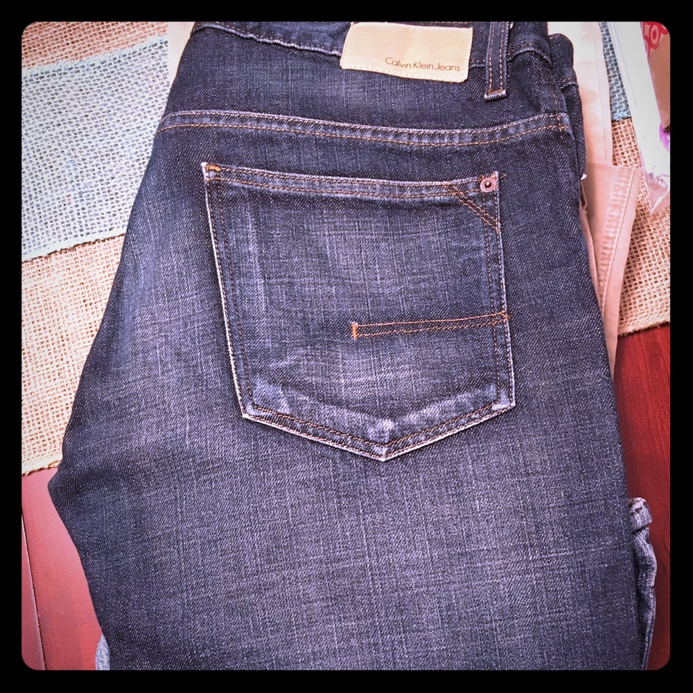 Calvin Klein dark wash jeans