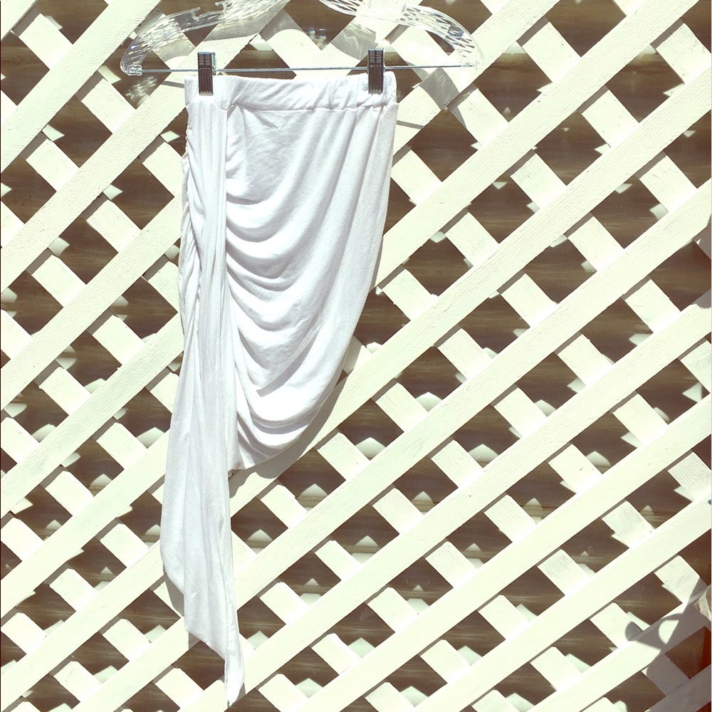 White skirt