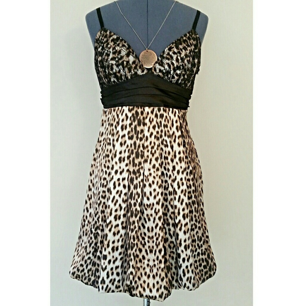 City Triangles Leopard Dress