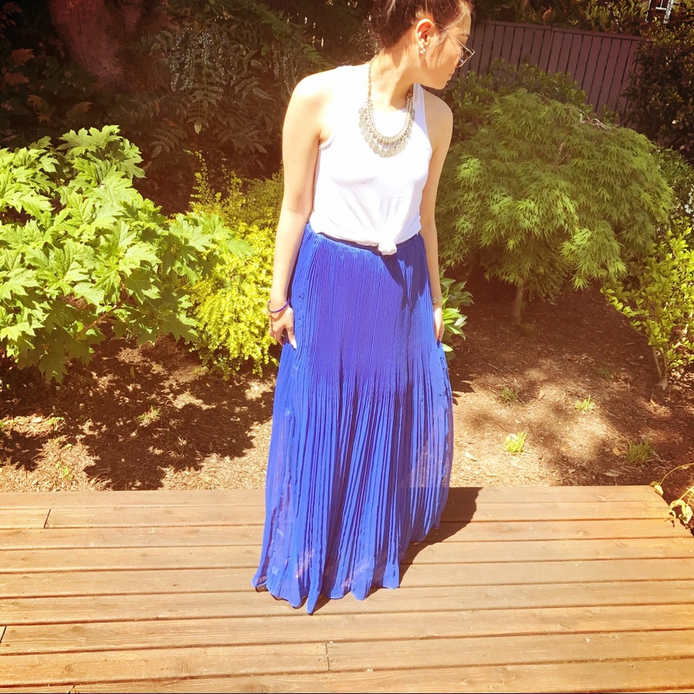Urban Outfitters Chiffon Maxi Skirt