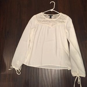 White sheet blouse