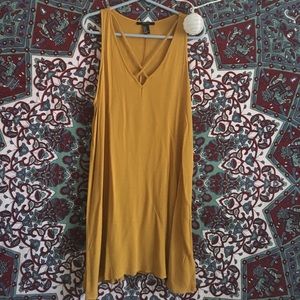 mustard criss cross dress
