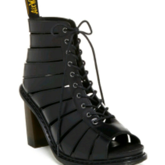 58% off Dr. Martens Shoes - Dr Martans caged sandal heel Emilyann from Dawn's closet on Poshmark