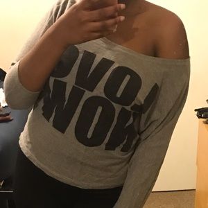 Off the shoulder top