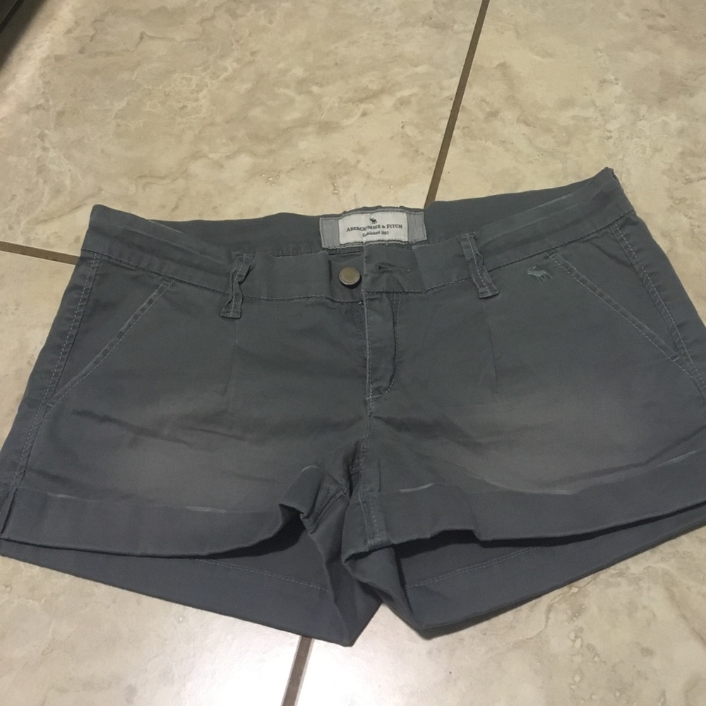 Gray Abercrombie & Fitch Shorts