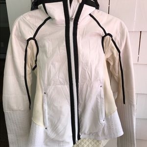 NWOT Lulemon White Runners Jacket