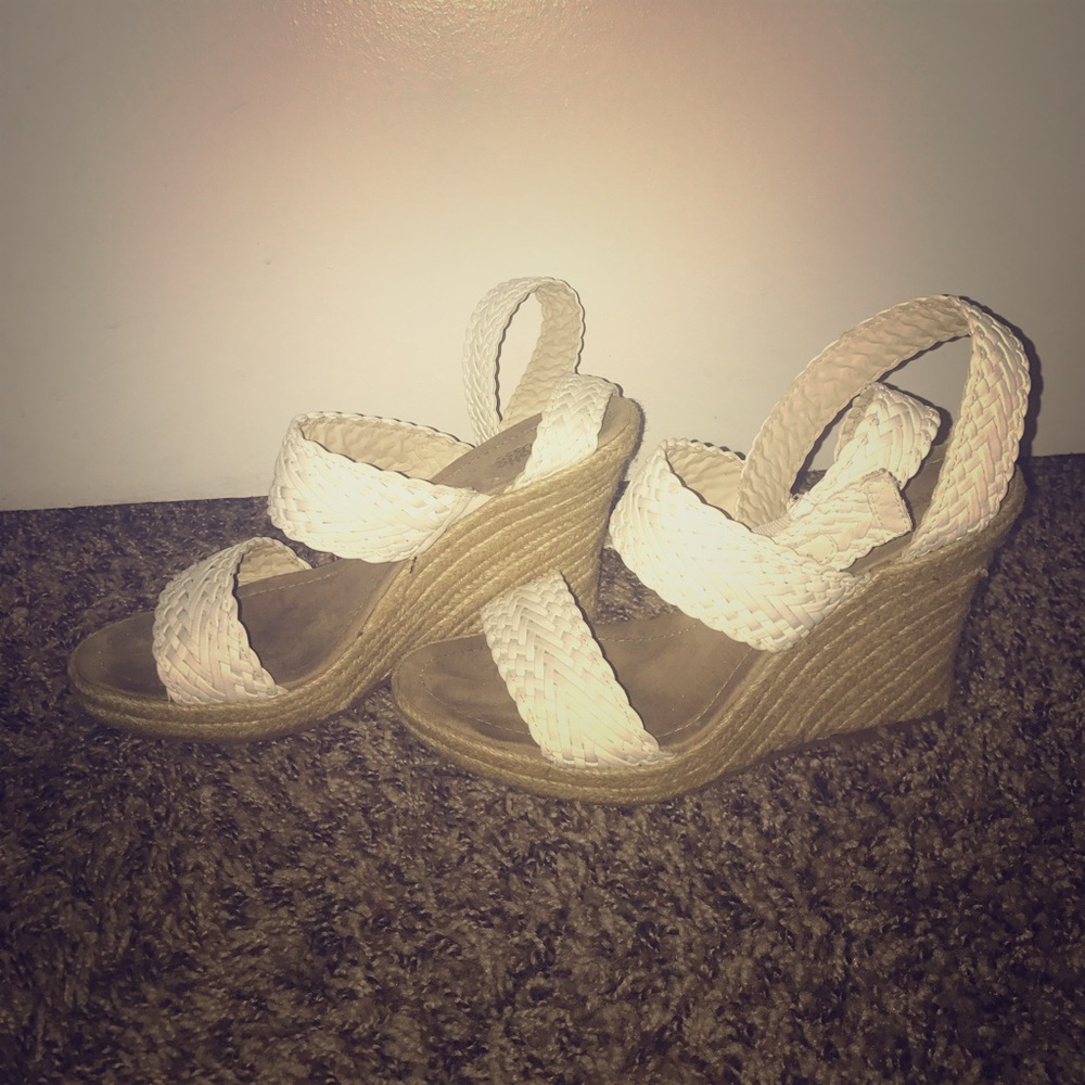Strappy wedges