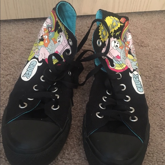 converse with cartoons