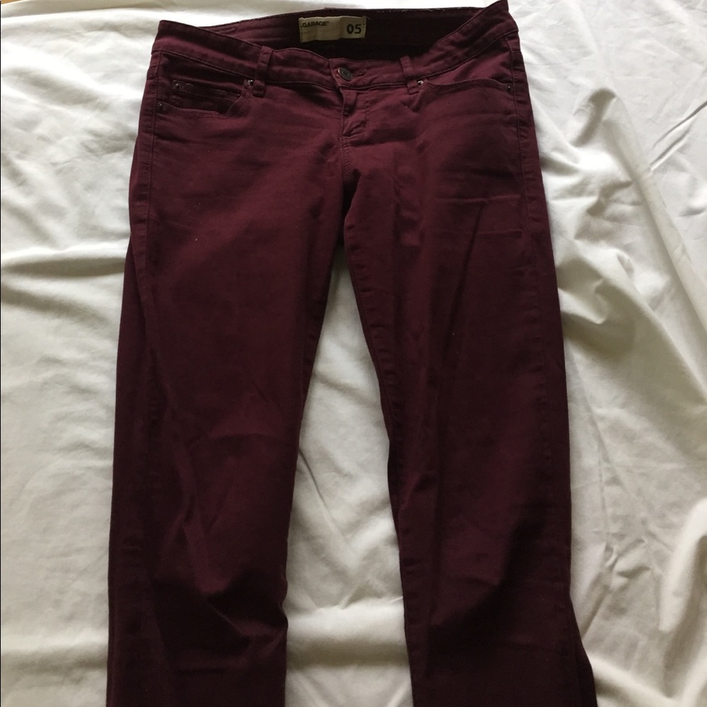 Garage Maroon Jegging
