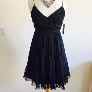 Zara | Silk Little Black Dress
