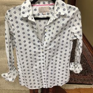 Preppy nautical patterned shirt
