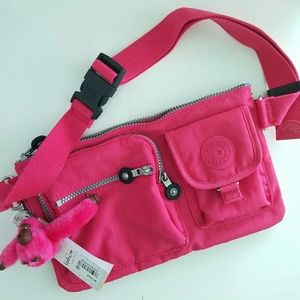 Women's Kipling Presto Belt Bag - Vibrant Pink