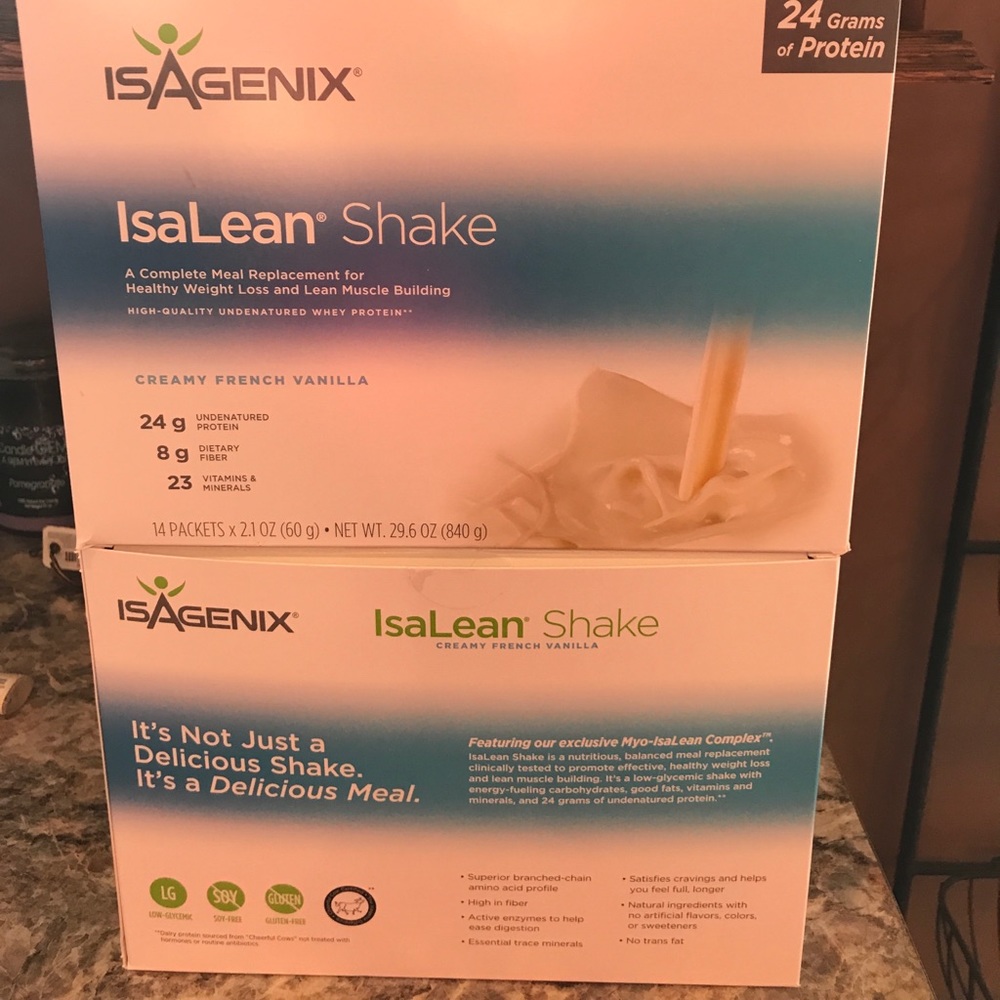 24 Isagenix Vanilla Shakes