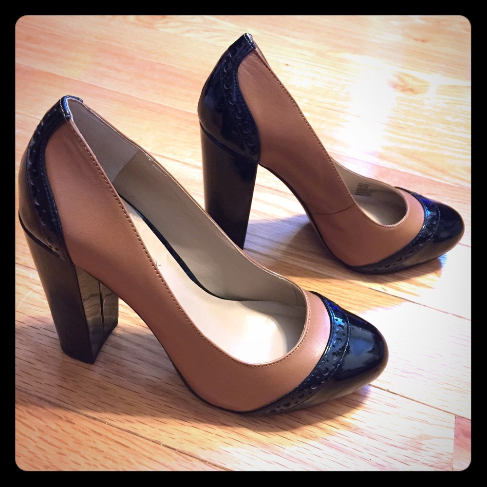Sole Society chunky heel pumps, size 5